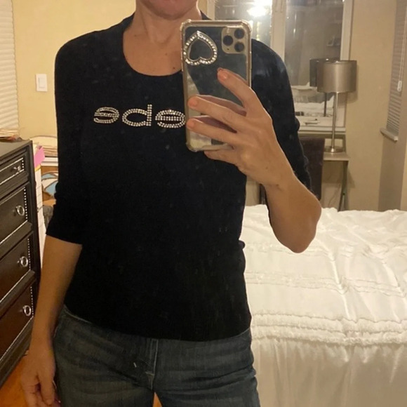 Bebe Rhinestone‎ Sweater​ - Picture 2 of 12